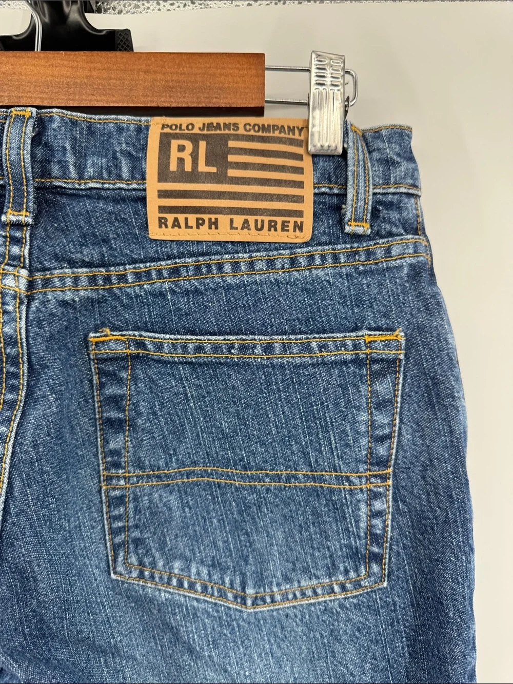 Polo Ralph Lauren Cropped Relaxed Jeans Women's Size 4 Minimalist Everyday Wear